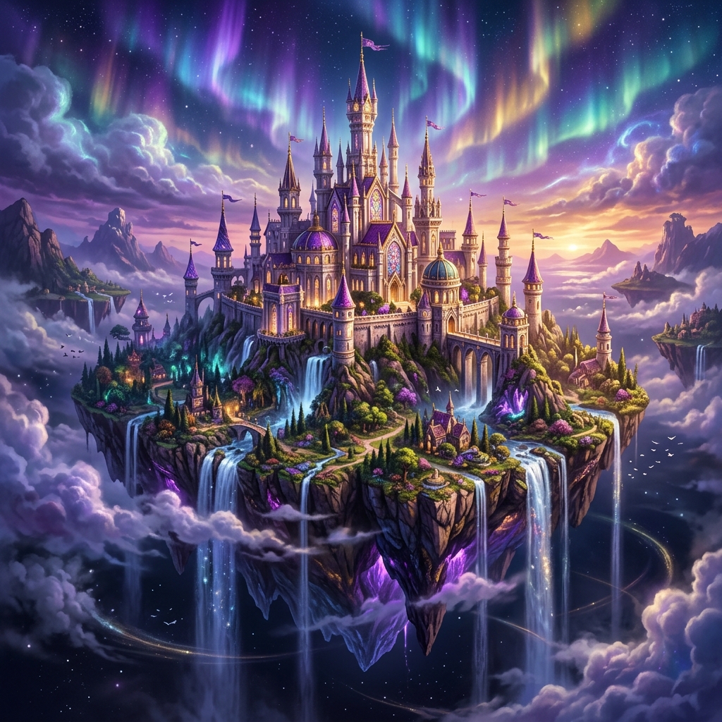 Floating Fantasy Castle